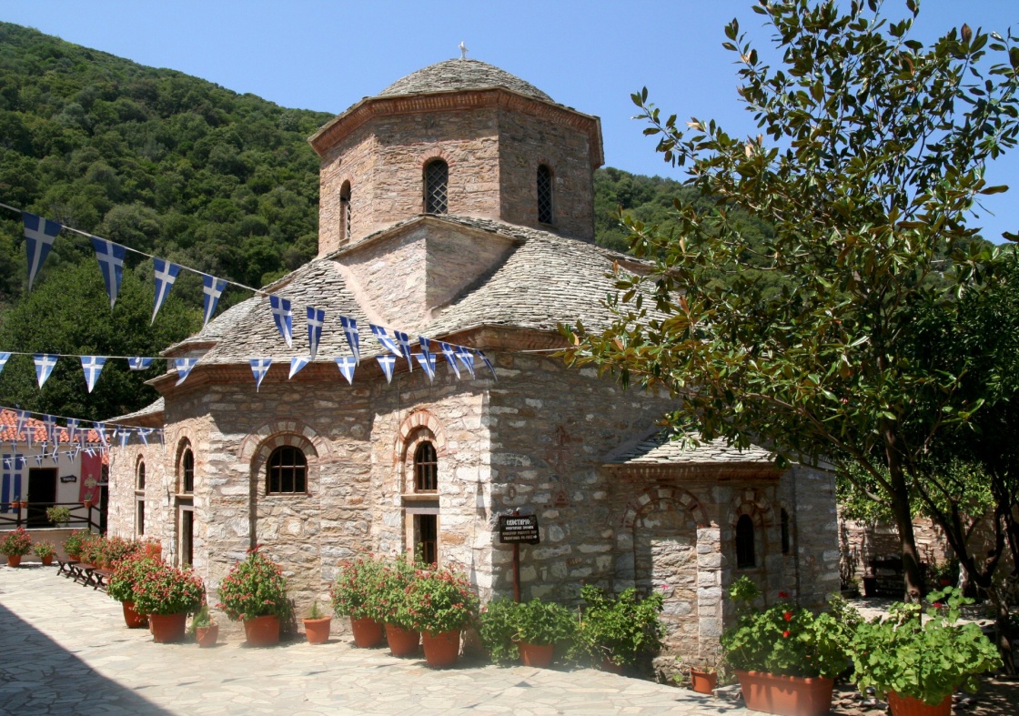 Monastery Church on the island of Skiathos.